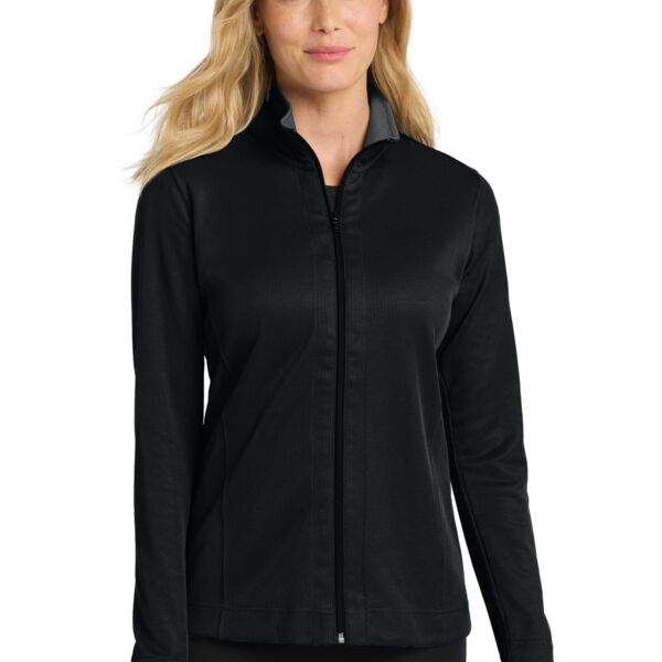 Women's Vertical Texture Full Zip Jacket Thumbnail