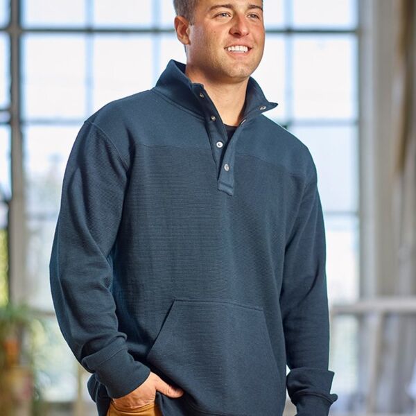 Ripple Fleece Snap Sweatshirt Thumbnail